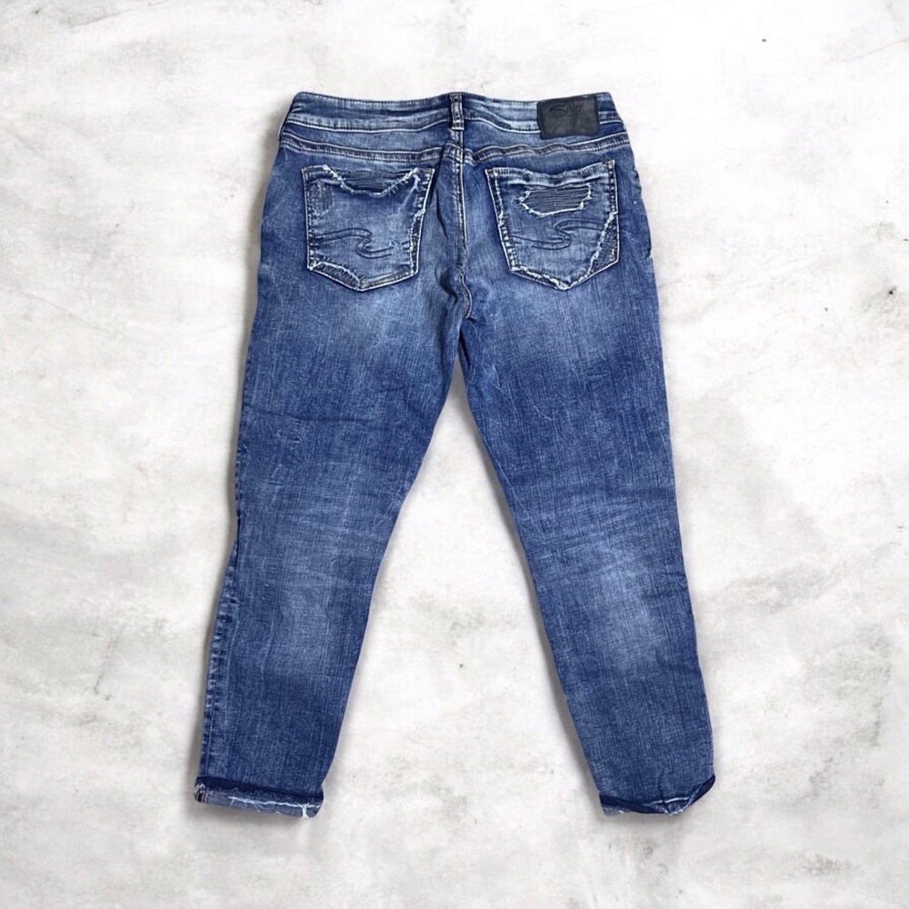 Silver Distressed Crops